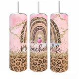 Leapord Teacherlife Tumbler