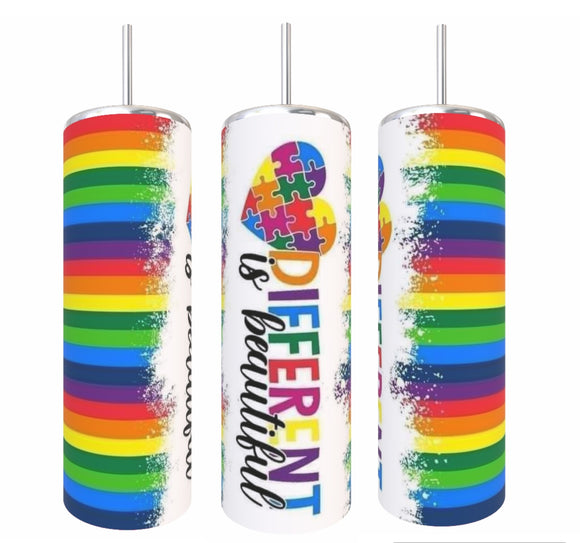 Different is Beautiful Tumbler
