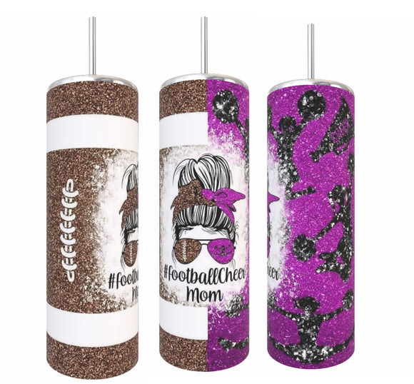 Football/Cheer Mom Tumbler