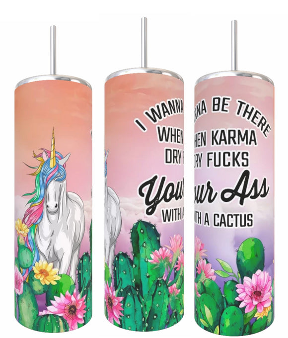 Unicorn Karma Tumbler