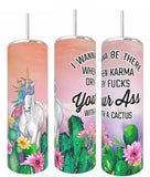 Unicorn Karma Tumbler