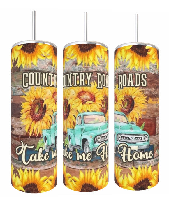 Country Roads Tumbler