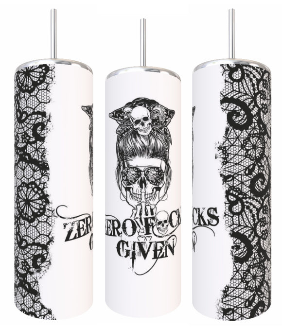 Zero F☆cks Given Tumbler