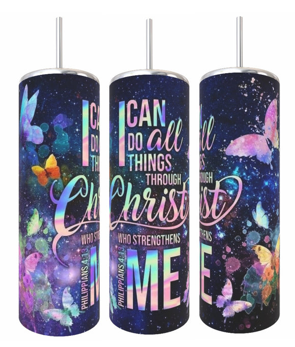 All things through Christ Tumbler