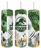 Dinosaur Mother Hood Tumbler