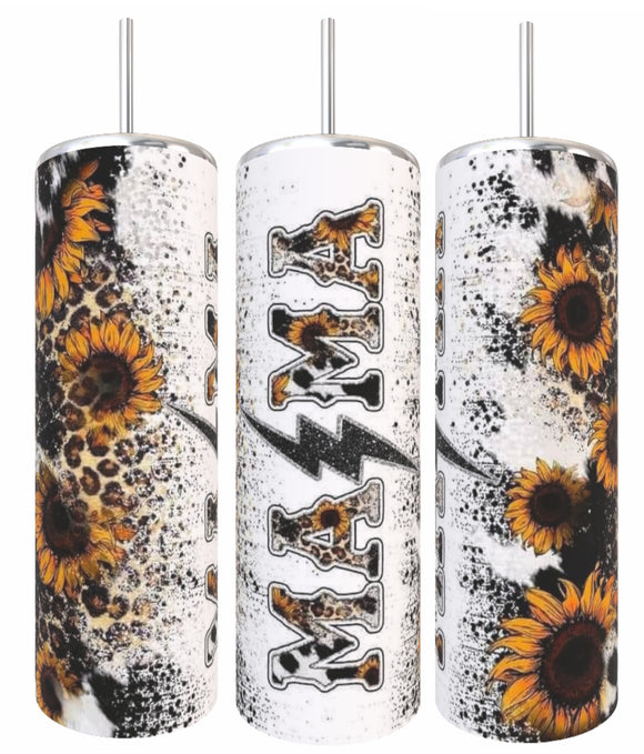 Sunflower Mama Tumbler