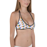 Rainbow Love Bikini Top