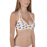 Rainbow Love Bikini Top