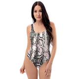 Snake Skin One-Piece Swimsuit