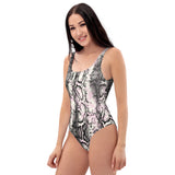 Snake Skin One-Piece Swimsuit