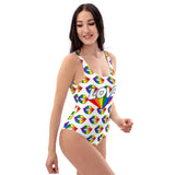 Rainbow Love One-Piece Swimsuit