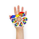 Rainbow Love Scrunchie