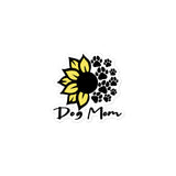 Dog Mom Sunflower Bubble-free stickers