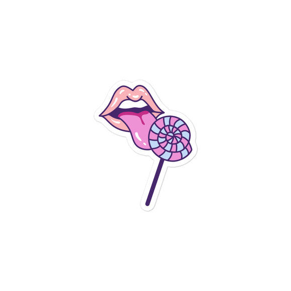 Lips and Candy Bubble-free stickers