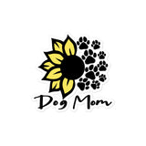 Dog Mom Sunflower Bubble-free stickers