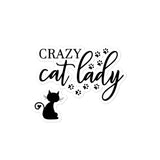 Crazy Cat Lady Bubble-free stickers