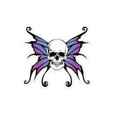 Butterfly Skull Bubble-free stickers