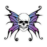 Butterfly Skull Bubble-free stickers