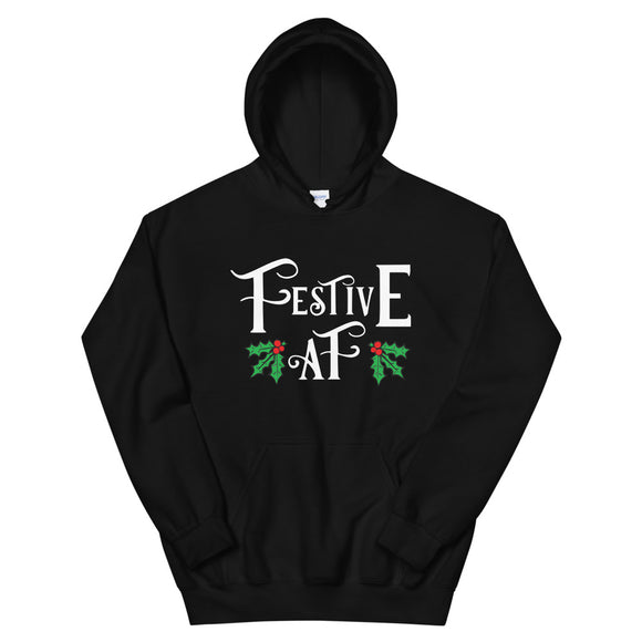 Festive AF Women's Christmas Hoodie