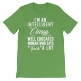 Intelligent Classy and Well Educated Women's Shirt