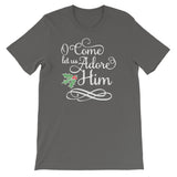 O come let us adore HIM Women's Christmas Shirt