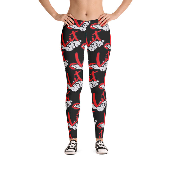 Lit Black Women's Leggings!