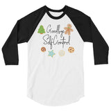 Goodbye Self Control 3/4 sleeve raglan Women's Christmas shirt
