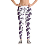 Butterfly Skull white Women's Leggings!