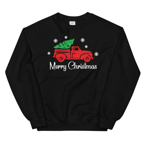 Christmas Truck Women's Christmas Sweatshirt