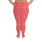 Believe Reindeer Red Women's Christmas PS Leggings