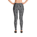 Believe Reindeer Black Women's Christmas Leggins