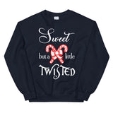 Sweet but a little Twisted Women's Christmas Sweatshirt