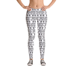 Believe Reindeer Women's Christmas Leggins