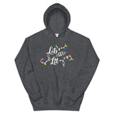 Lets Get Lit Women's Christmas Hoodie