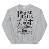 Praise Jesus Women's Christmas Sweatshirt