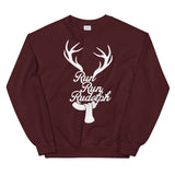 Run Rudolph Women's Christmas Sweatshirt