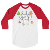 Goodbye Self Control 3/4 sleeve raglan Women's Christmas shirt