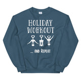 Holiday Workout Women's Christmas Sweatshirt