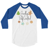 Goodbye Self Control 3/4 sleeve raglan Women's Christmas shirt