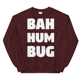 Bah Hum Bug Mens Christmas  Sweatshirt