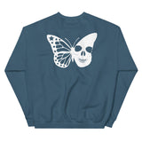 Half butterfly skull Women's Sweatshirt