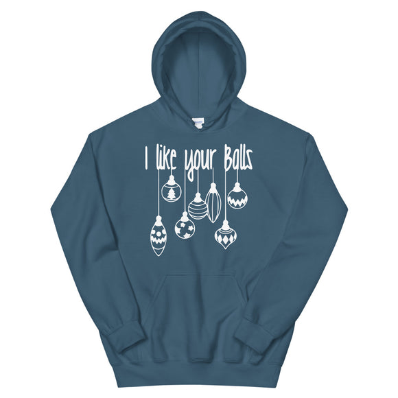 I like your balls Women's Christmas Hoodie