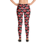 Smoking Lips Black Women's Leggings!