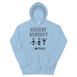 Holiday Workout Mens Christmas Hoodie