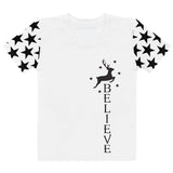 Believe Black Women's Christmas shirt