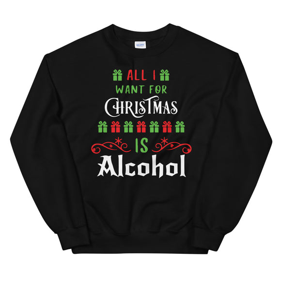 All I want for Christmas Women's Christmas Sweatshirt