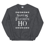 Santa's Favorite Ho Women's Christmas Sweatshirt