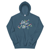 Lets Get Lit Women's Christmas Hoodie