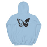 Half butterfly skull Women's Hoodie