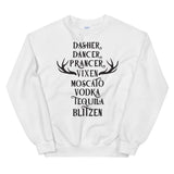 Reindeer and Alcohol Women's Christmas  Sweatshirt